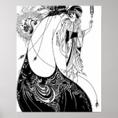 Peacock Skirt Beardsley Nouveau Poster (Vorne)
