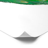 Peacock Small Poster (Ecke)