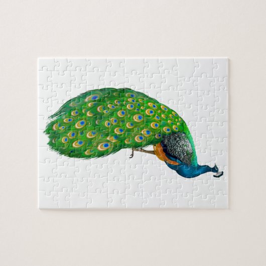 Peacock Small Puzzle (Horizontal)