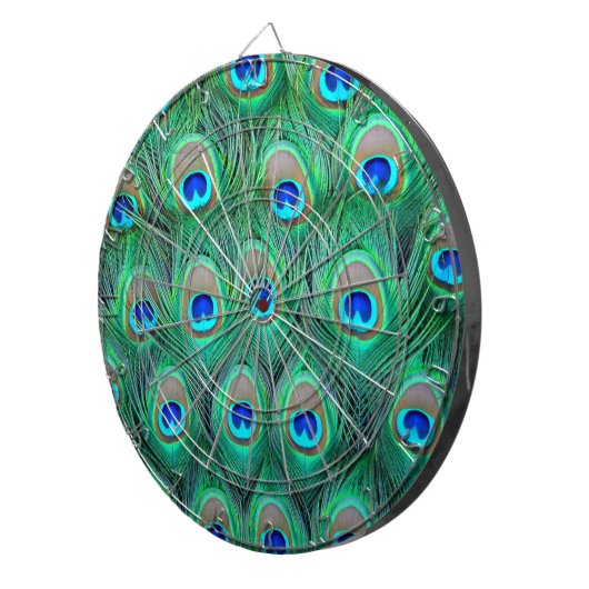 Peacock Splendor Dartscheibe (Vorderseite rechts)
