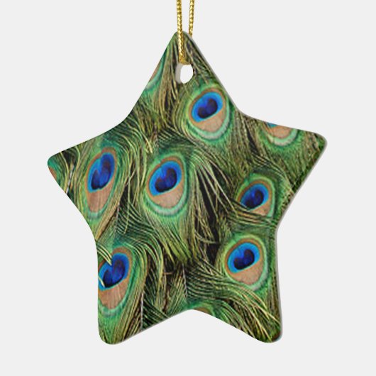 Peacock Star Ornament (Links)