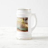 Peacock Stein Bierglas (VorderseiteRechts)