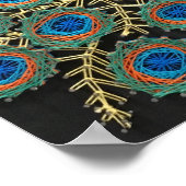 Peacock String Art Poster (Ecke)