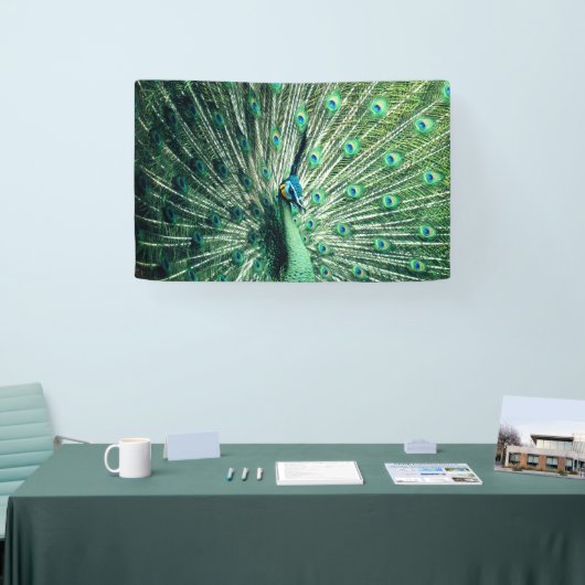Peacock Strut Banner (Messe)