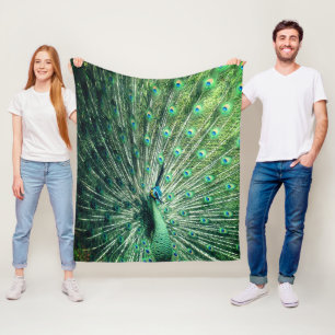 Peacock Strut Fleecedecke