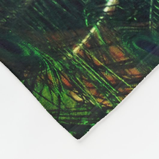 Peacock Strut Fleecedecke (Ecke)