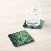 Peacock Strut Getränkeuntersetzer (Rechte Seite)