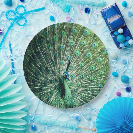 Peacock Strut Pappteller (Party)