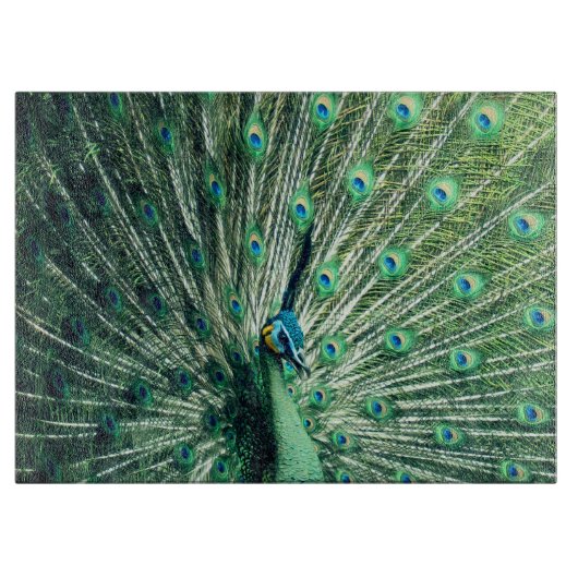 Peacock Strut Schneidebrett (Vorderseite)
