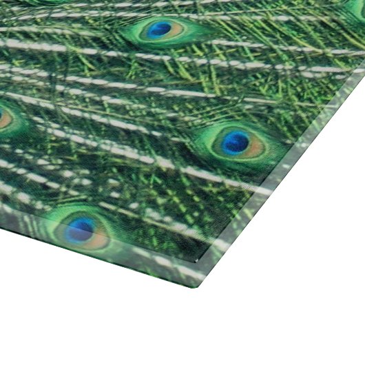 Peacock Strut Schneidebrett (Ecke)