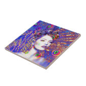 Peacock Tance Fliese (Seite)