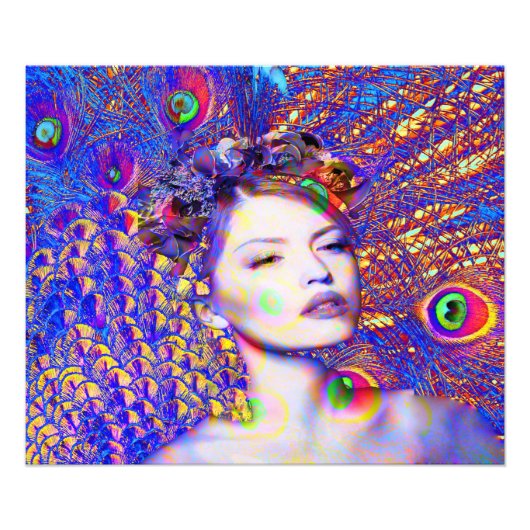 Peacock Tance Fotodruck (Vorne)