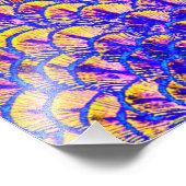 Peacock Tance Fotodruck (Ecke)