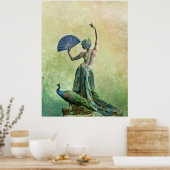 Peacock Tance Poster (Küche)