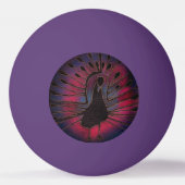Peacock Tischtennisball (Rückseite)
