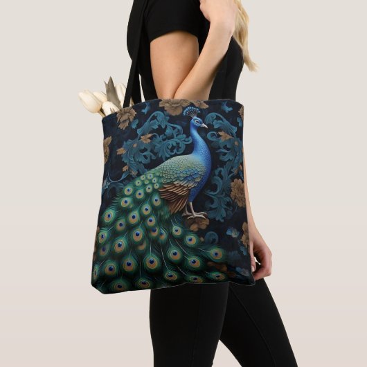 Peacock Toter Tasche (Von Nahem)