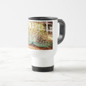 Peacock Travel Mug Reisebecher (VorderseiteRechts)