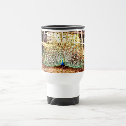 Peacock Travel Mug Reisebecher (Mittel)