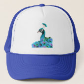 Peacock Trucker Hat Truckerkappe (Vorderseite)