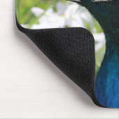 Peacock und Daisies Mouse Pad Mousepad (Ecke)