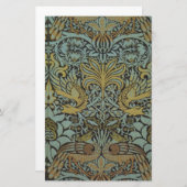 Peacock und Dragon (von William Morris) Briefpapier (Vorne/Hinten)