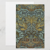 Peacock und Dragon (von William Morris) Briefpapier (Vorne/Hinten)