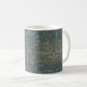 Peacock und Dragon von William Morris Kaffeetasse (VorderseiteRechts)
