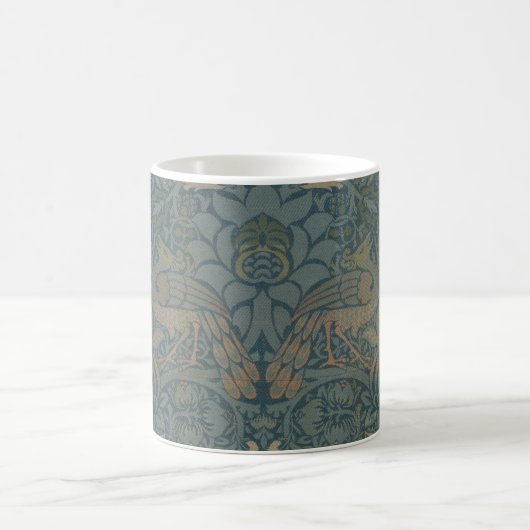 Peacock und Dragon von William Morris Kaffeetasse (Mittel)