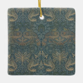 Peacock und Dragon von William Morris Keramikornament (Vorderseite)
