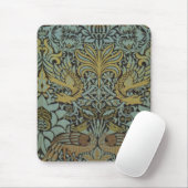 Peacock und Dragon (von William Morris) Mousepad (Mit Mouse)