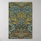 Peacock und Dragon (von William Morris) Poster (Vorne)