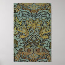 Peacock und Dragon (von William Morris)