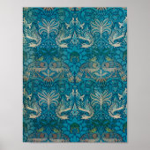 Peacock und Dragon von William Morris Poster (Vorne)