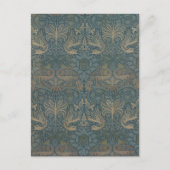 Peacock und Dragon von William Morris Postkarte (Vorderseite)