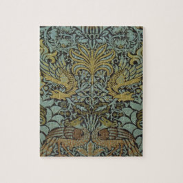 Peacock und Dragon (von William Morris) Puzzle