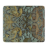 Peacock und Dragon (von William Morris) Schneidebrett (Vorderseite)
