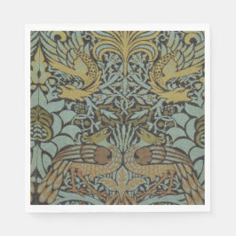 Peacock und Dragon (von William Morris) Serviette