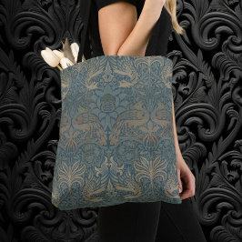 Peacock und Dragon von William Morris Tasche
