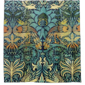 Peacock und Dragon William Morris Duschvorhang (Vorderseite)