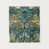 Peacock und Dragon William Morris Wandteppich (Vorderseite)