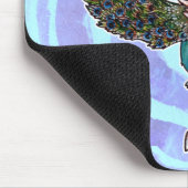 Peacock Unicorn Mousepad (Ecke)