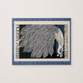 Peacock Vintages blaues Meer Puzzle (Horizontal)