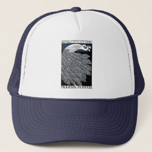 Peacock Vintages blaues Meer Truckerkappe