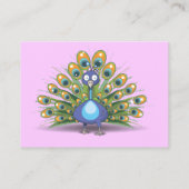 Peacock Visitenkarte (Rückseite)