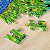 Peacock-Vogelanimation Puzzle (Seite)