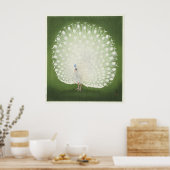 Peacock von Ohara Koson Vintag Print Poster (Küche)