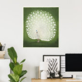 Peacock von Ohara Koson Vintag Print Poster (Heimbüro)