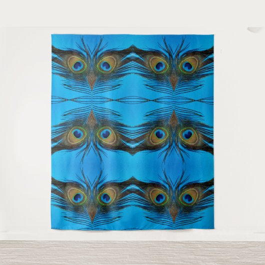 Peacock Wandteppich (Vorderseite)