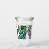 Peacock Wedding Acryltrinkbecher (Rückseite)