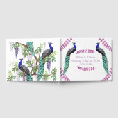 Peacock Wedding Gästebuch (Voll)